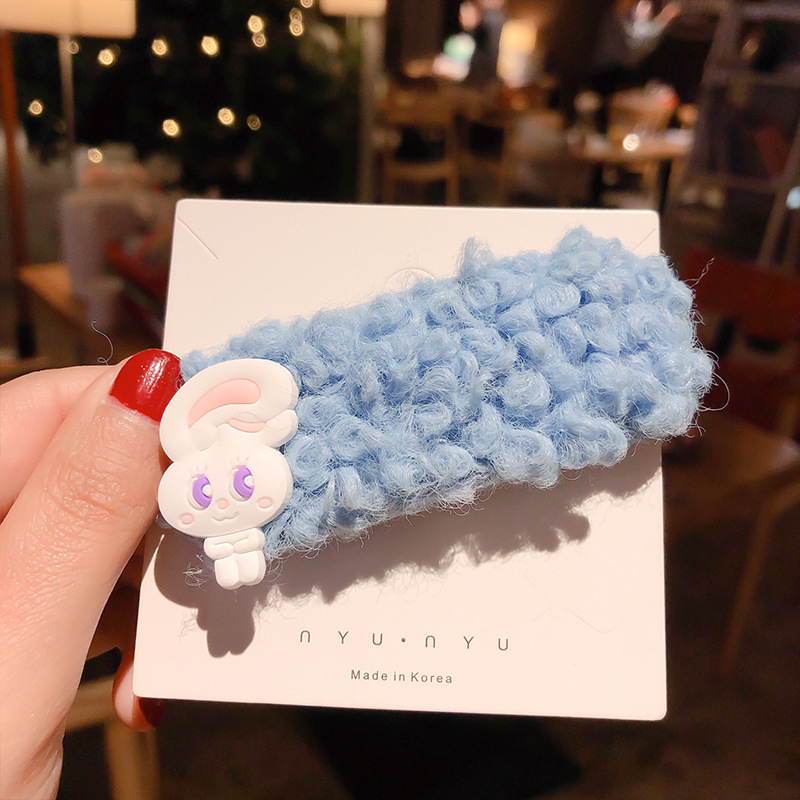 Corea del Sur Internet celebridad ins horquilla Super Hada Cordero lana clip