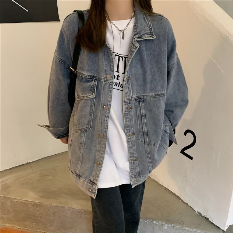 Denim Jacket For Men And Women, New Niche Design Jacket, Loose And High-end Top_voghion.com
