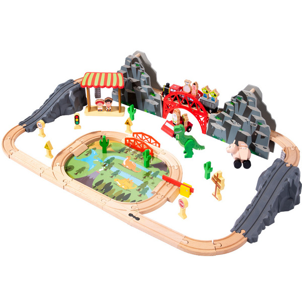 Wooden electric subway