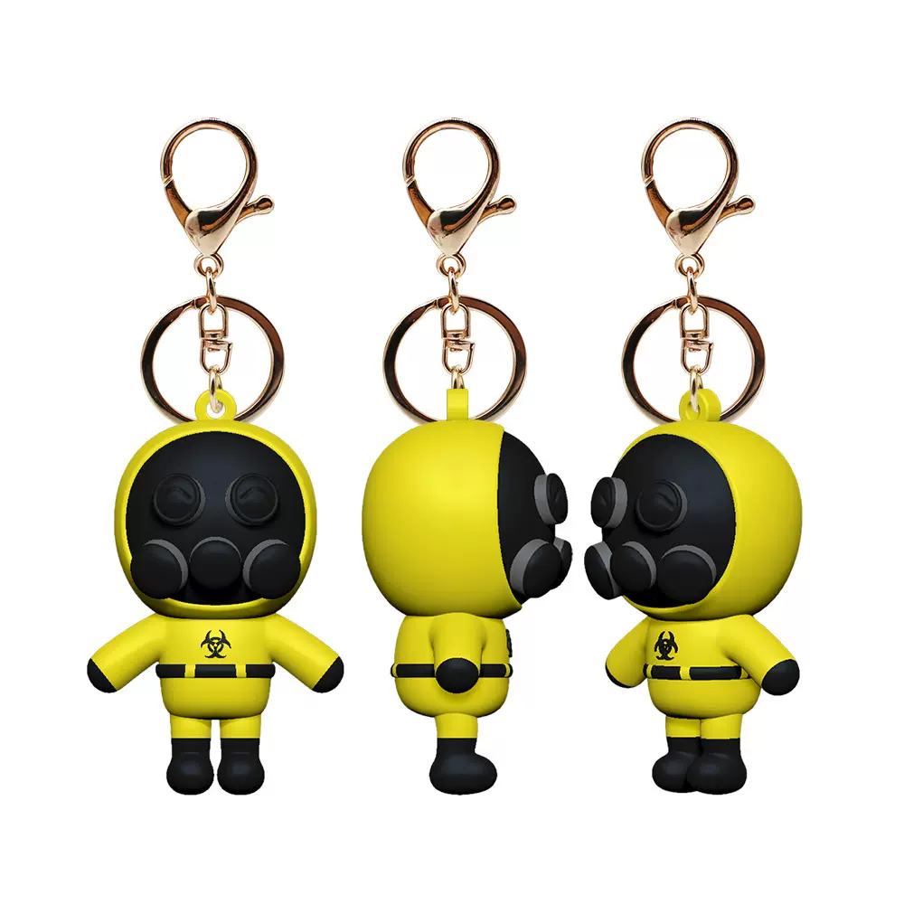 跨境Escape the Backroom逃离后室钥匙扣游戏周边卡通公仔挂件