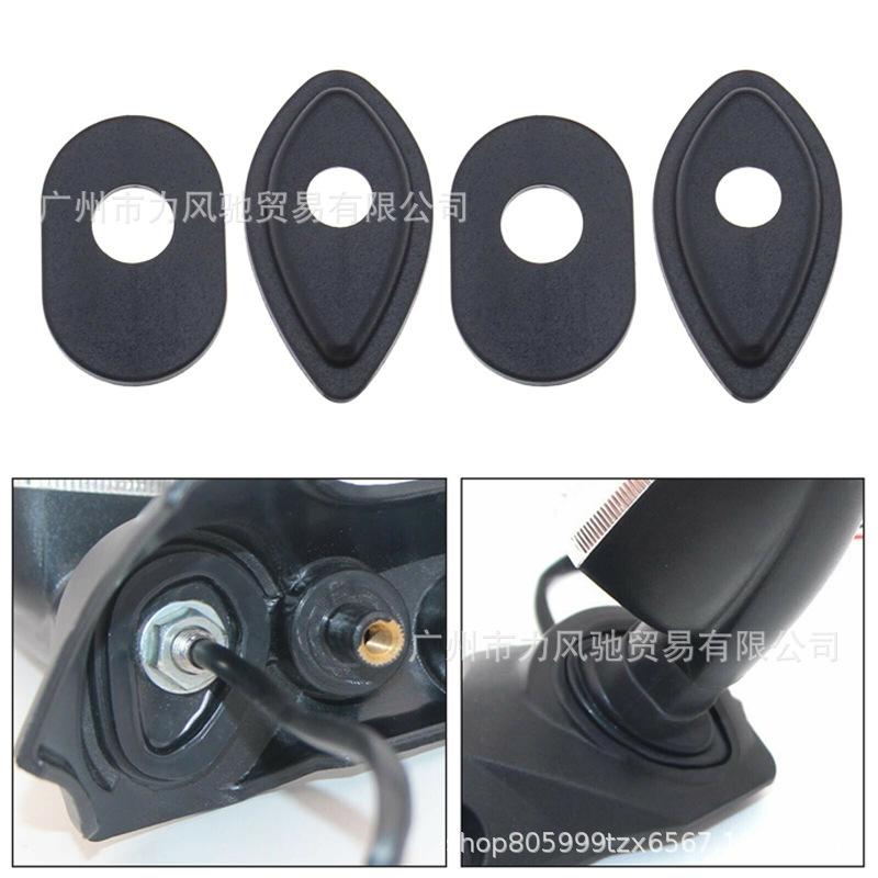 Para Honda CBR 600 1000 RR motocicleta modificación Accesorios negro Junta de señal giro