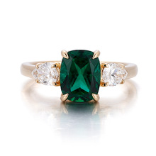 18K�S���L��7*9mm������ĸ�Gٝ�ȁ���ָ�r�к��s��ʯ��W���L��ָ