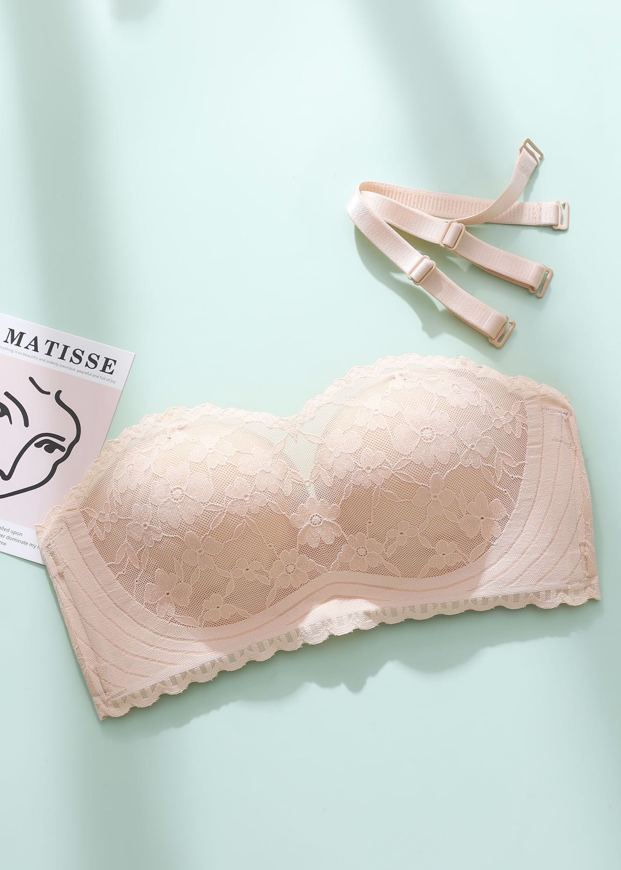 2023 verano nuevo estilo sin tirantes top de tubo ropa interior de niña antideslizante cómodo y sin costuras