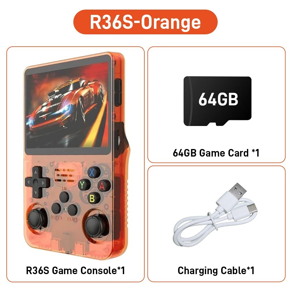 Juegos portátiles R36s retro