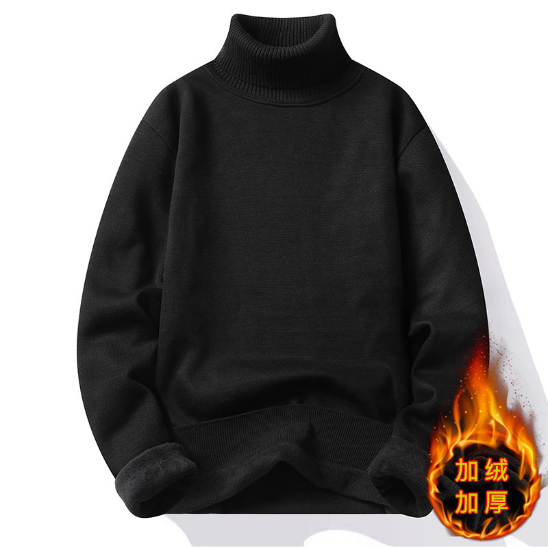 流通、直販、卸売、秋冬ニットウェア、秋冬ベルベット厚みのあるタートルネックセーター、メンズボトリングシャツトレンド|undefined