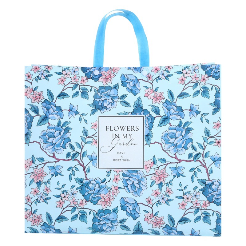 Set de 4 bolsas no tejidas para compras y almacenamiento