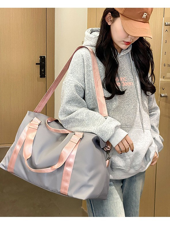 Bolsa deportiva de separación húmeda y seca, bolsa de fitness, bolsa de viaje portátil, bolsa de mensajero de hombro, bolsa de viaje de gran capacidad impermeable ligera