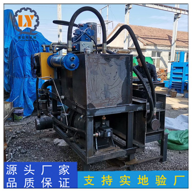 双缸饲料储存打包机新疆牧草打包装袋机玉米秸秆粉碎打包机