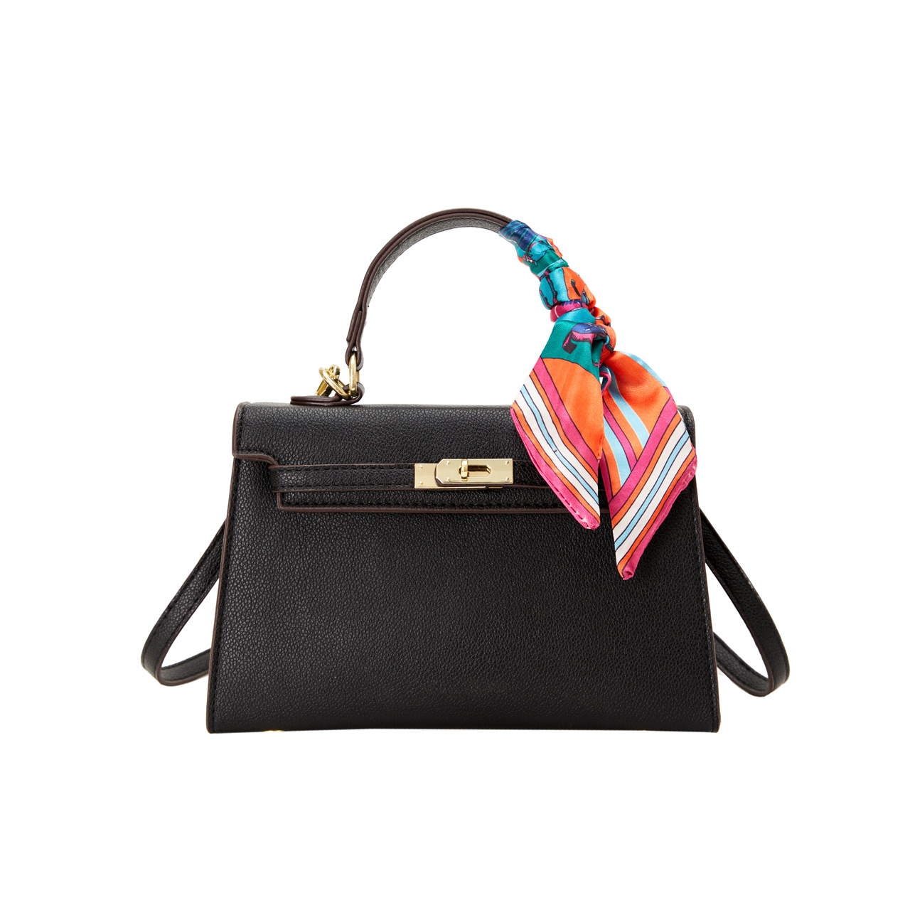 Bag2024 nuevo sentido de alta gama bolso portátil transfronterizo platino Kelly bolso moda femenina 100 bolso de hombro único