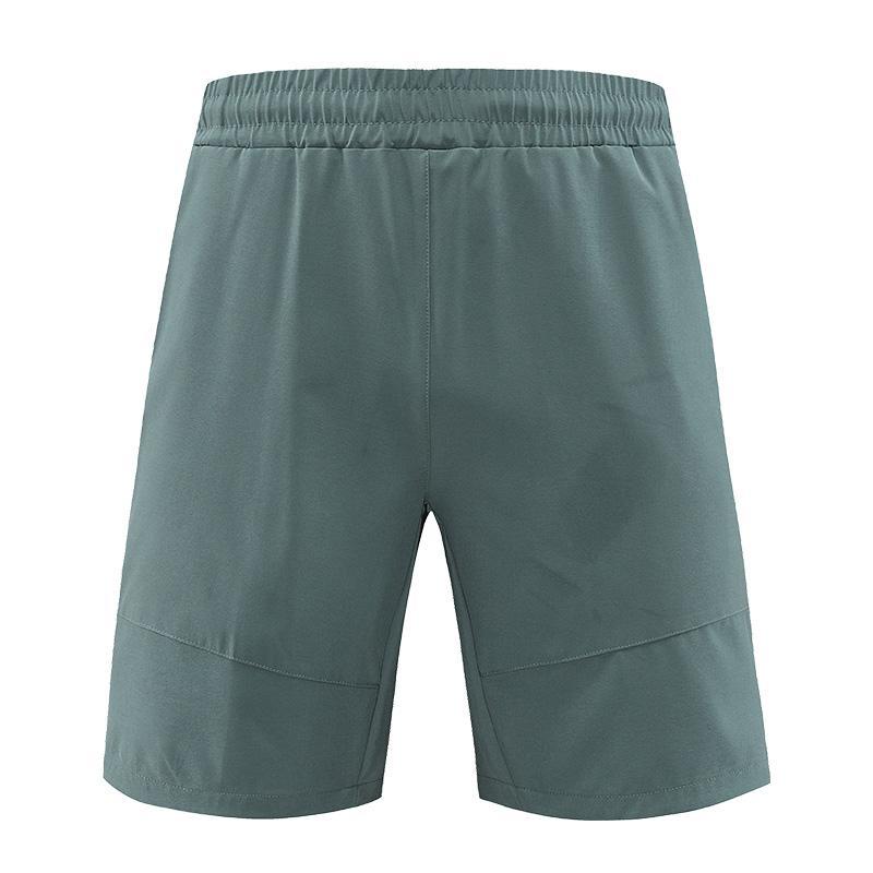Pantalones cortos de seda de hielo de secado rápido de verano LULU Pantalones de cinco puntos de entrenamiento de enfriamiento transpirable de gran tamaño de color sólido para hombres