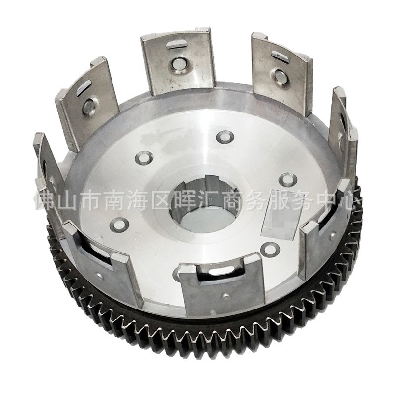 Fabricantes transfronterizos de accesorios de motocicleta embrague tambor CG125 embrague diente grande Ft150 Dm200 CB250ZS
