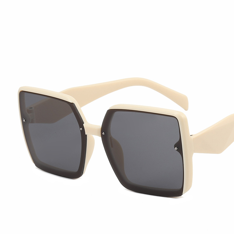 2022 Trend new pattern square Sunglasses Same item Sunscreen Sunglasses fashion Simplicity glasses
