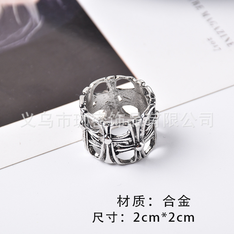 Collar de calle europeo y americano moda masculina hip hop estilo frío todo partido Internet celebridad aleación personalidad moda femenina ins suéter cadena colgante