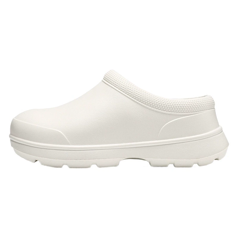 Водонепроницаемые тапочки для студенток, на толстой подошве, нескользящие, морозостойкие, теплые, закрытые, летние, в британском стиле, увеличивающие рост, дышащие.