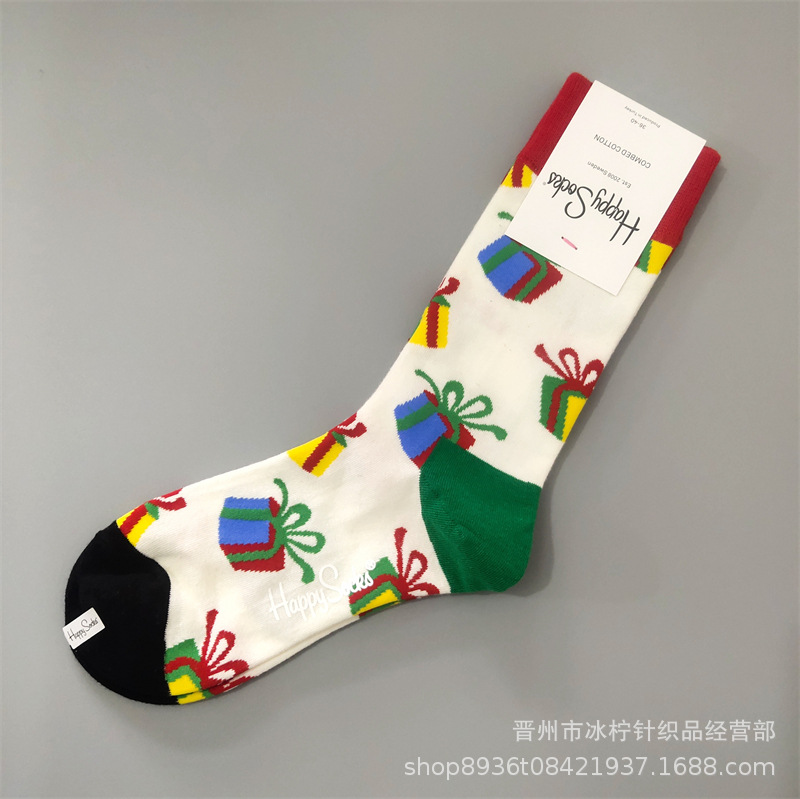 Happy socksスウェーデンのファッションブランドの女性が可愛いです。