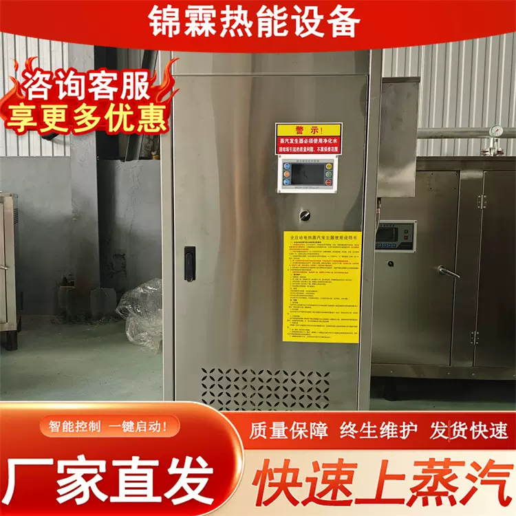 蒸馒头蒸包子蒸米饭蒸汽锅炉 食堂厨房用48kw电加热发生器商用