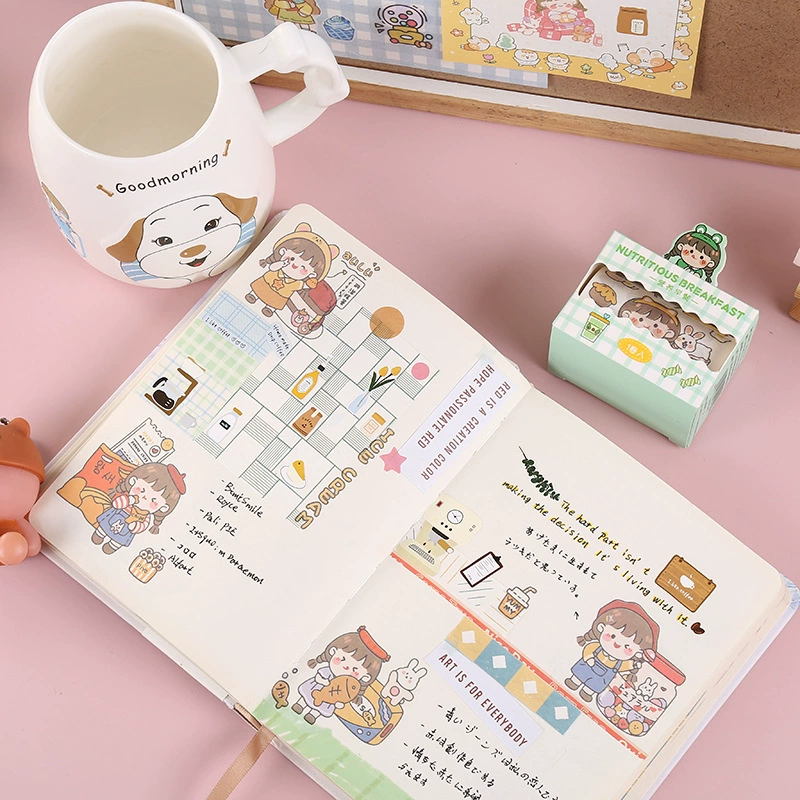 Creative fresh paper tape, stickers, hair band, scheduler