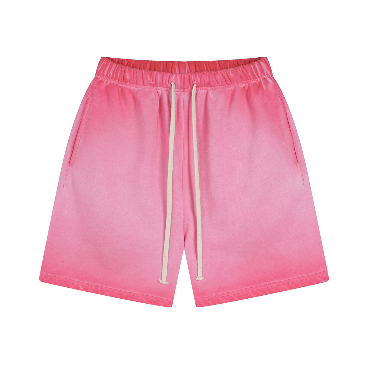 Pantalones cortos de verano para hombre, estilo vintage, delgados, con efecto desgastado, teñidos con cera, retro, de cinco puntos. image 13