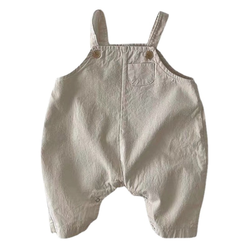 Pantalones de liga para niños estilo coreano bebé Correa mameluco primavera bebé mono niño bebé suspender mono