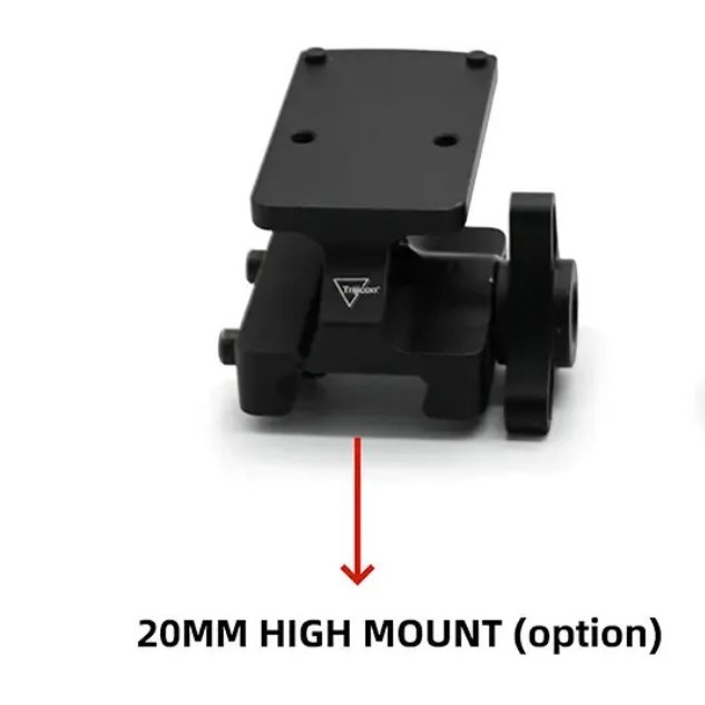 Venta caliente transfronteriza GLCOK Glock RMR soporte elevado base Picatinny High mount