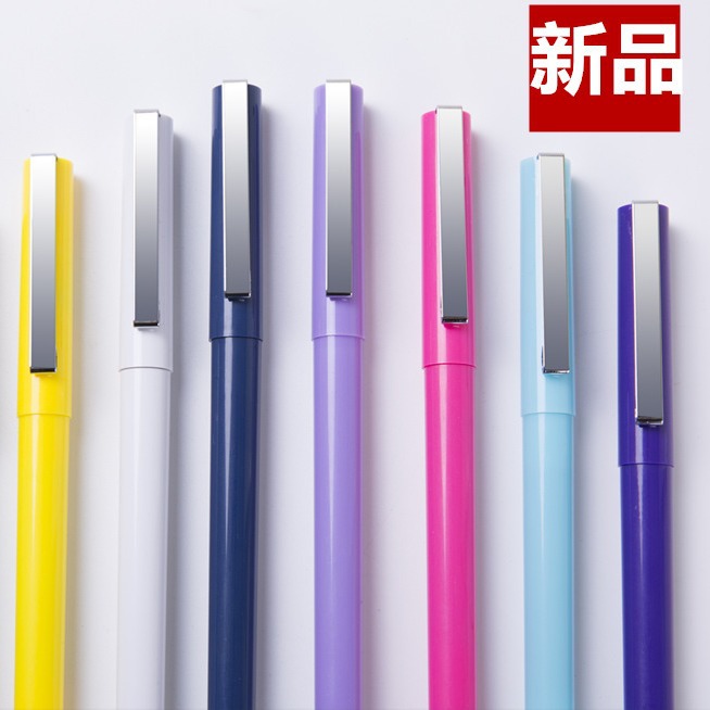 Bolígrafo de publicidad de color neutro personalizado LOGO bolígrafo de agua de carbono color caramelo bolígrafo neutro personalizado bolígrafo de firma de agua