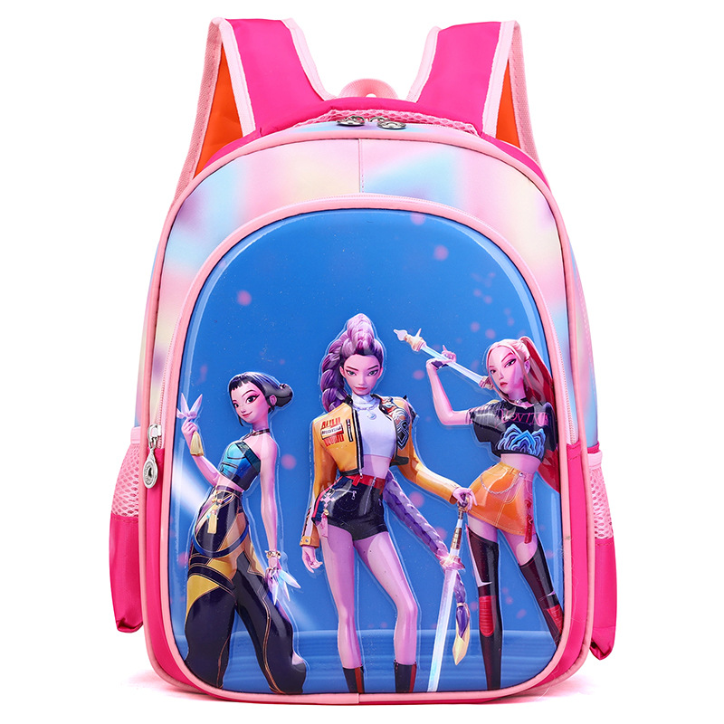 Nueva mochila infantil de dibujos animados jardín de infantes mochila de cáscara dura 3D animación estereoscópica mochila transpirable para niños y niñas estudiantes de primaria