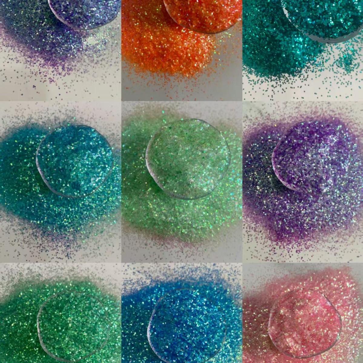 1kg minimum order quantity, 1/24 shimmering glitter powder, multi-color high-gloss, suitable for nail art, DIY crafts, resin application, festive glitter.