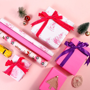 Gift Wrapping Paper Extra Large Gift Paper Roll Gift Wrapping Paper Pink Christmas Gift Wrapping Paper 17inch