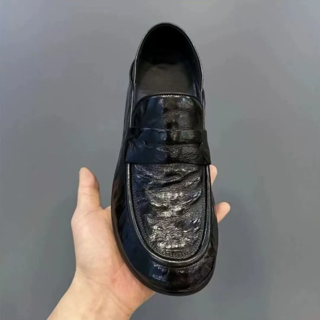 [Комфортная сетка] повседневная кожаная обувь для мужчин с мягкой кожей на мягкой подошве