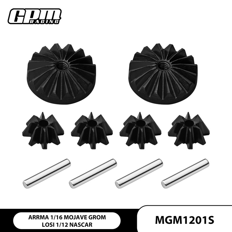 Arrma 1/14 Little Mojave Nasca # 45 Steel Front/Rear Universal Differential Internal Large and Small Bevel Gears Arrma 1/14 Little Mojave Nasca # 45 Steel Front/Rear Universal Differential Internal Large and Small Bevel Gears