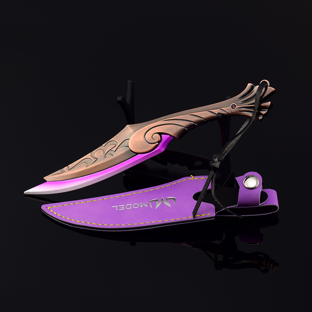 无畏动漫周边离火刃烈火凤凰皮套版18CM武器模型工艺品-阿里巴巴