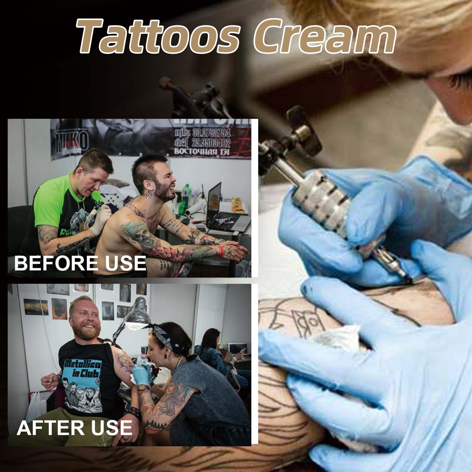Gentle Tattoo Skin Care Acid Pain Repair Moisturizing Embroidery Cream_voghion.com