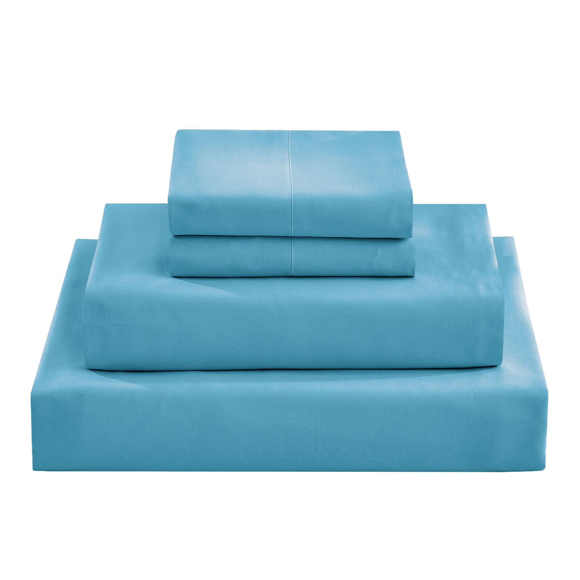 Textiles para el hogar transfronterizos Amazon ebay85g cepillada hoja de cama sábana ajustable clip de comercio exterior de cuatro piezas sábana funda de almohada