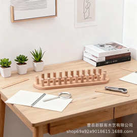 木质毛毯编织机多功能毛线缠绕针织机实木可拼接围巾编织框架