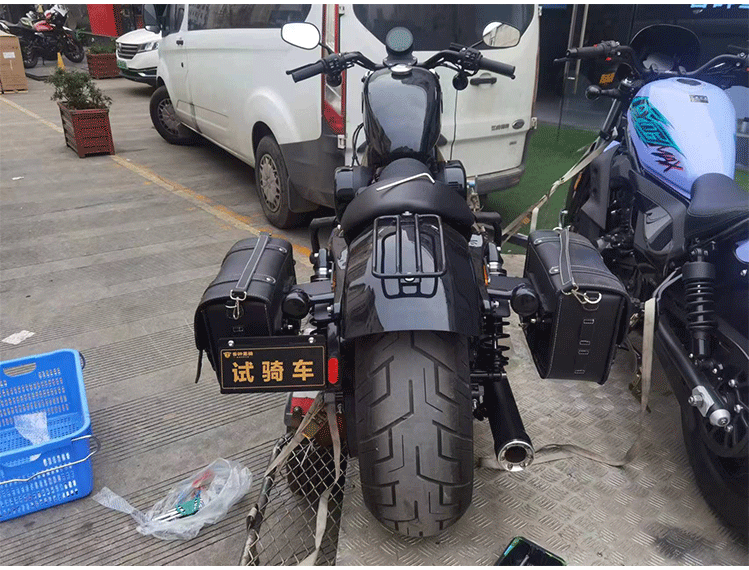 Xiangshuai tough guy 800N motorcycle modified shelf backrest bumper folding backrest quick release side bag non-destructive installation