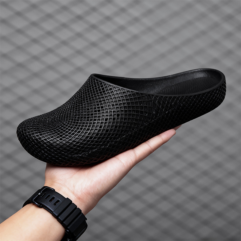 Chef Kitchen Clogs For Men, Breathable Slip-on Work Shoes For Summer_voghion.com