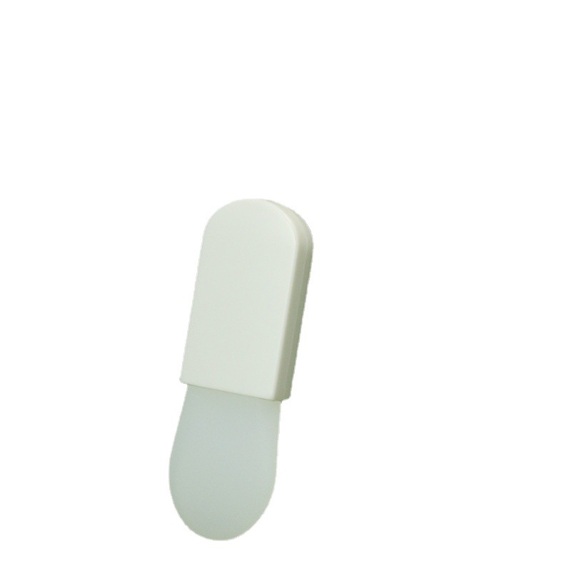 Blanco cepillo de máscara de silicona mini mango corto película de barro aplicada herramienta de belleza cepillo de máscara de silicona fábrica personalizada