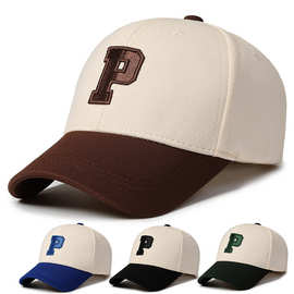 帽子棒球帽2022新款字母户外棒球帽运动遮阳帽刺绣男女士鸭舌帽子