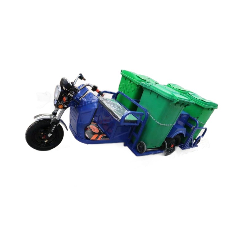 Equipo de limpieza de basura de tipo asiento para vehículo de transporte centralizado de basura de saneamiento ambiental de la comunidad eléctrico de cuatro barriles