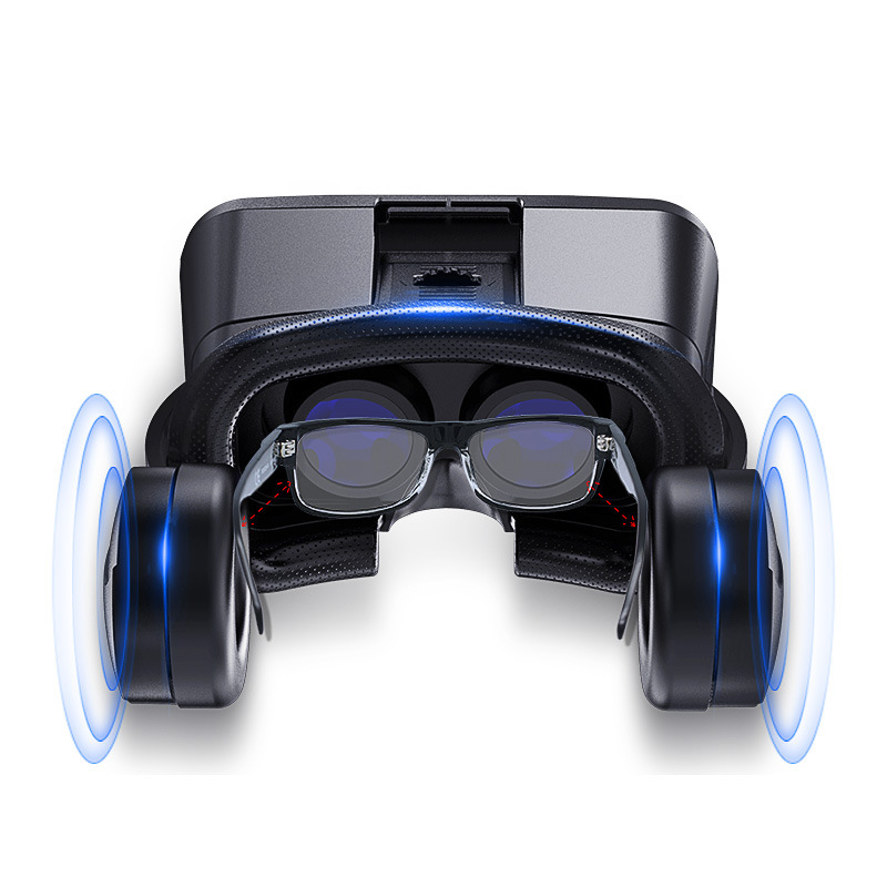New VR Glasses Headset Head-Mounted Virtual Reality 3D Panorama 360 Mobile Cinema BOX Headset Cross-border