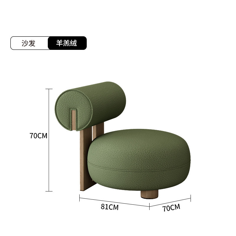 진한 녹색 단일 좌석 81*70*70CM