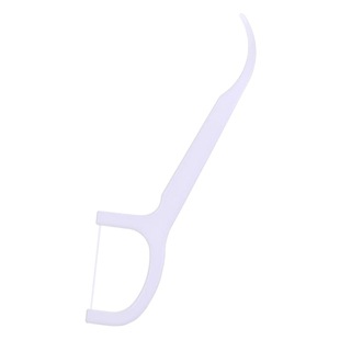 100 Dental Floss High Tension Toothpick Portable Bow Ultrafine Dental Fixture Cleaning and Care Flat Dental Fixes