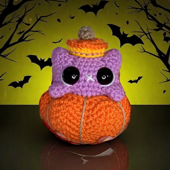 Cross-Border Crochet Material Kit Halloween Series DIY Handmade Doll Crochet and Knitting with English Video Tutorials