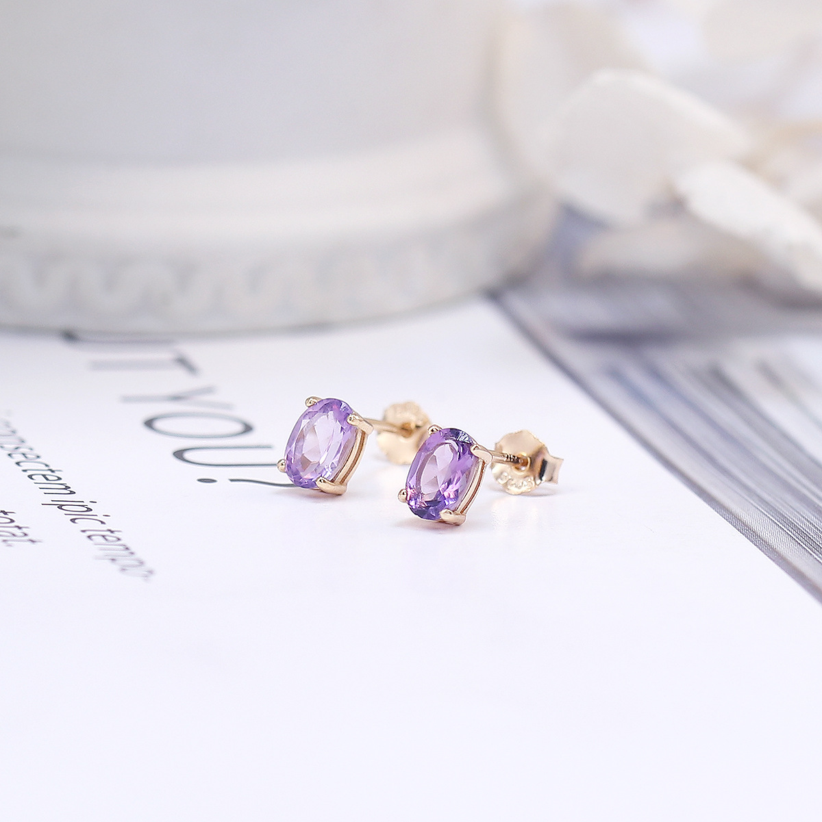 Small Stud Earrings Classification 1 Pair Silver Crystal 925 Sterling Silver Earrings Geometric Small Stud Earrings