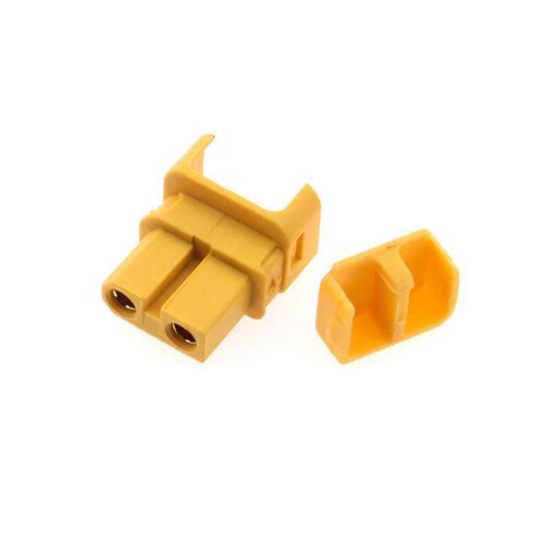 XT30ULW-F plug 90 degree welding wire type lithium battery interface XT30U aircraft model male and female connector copper gold-plated
