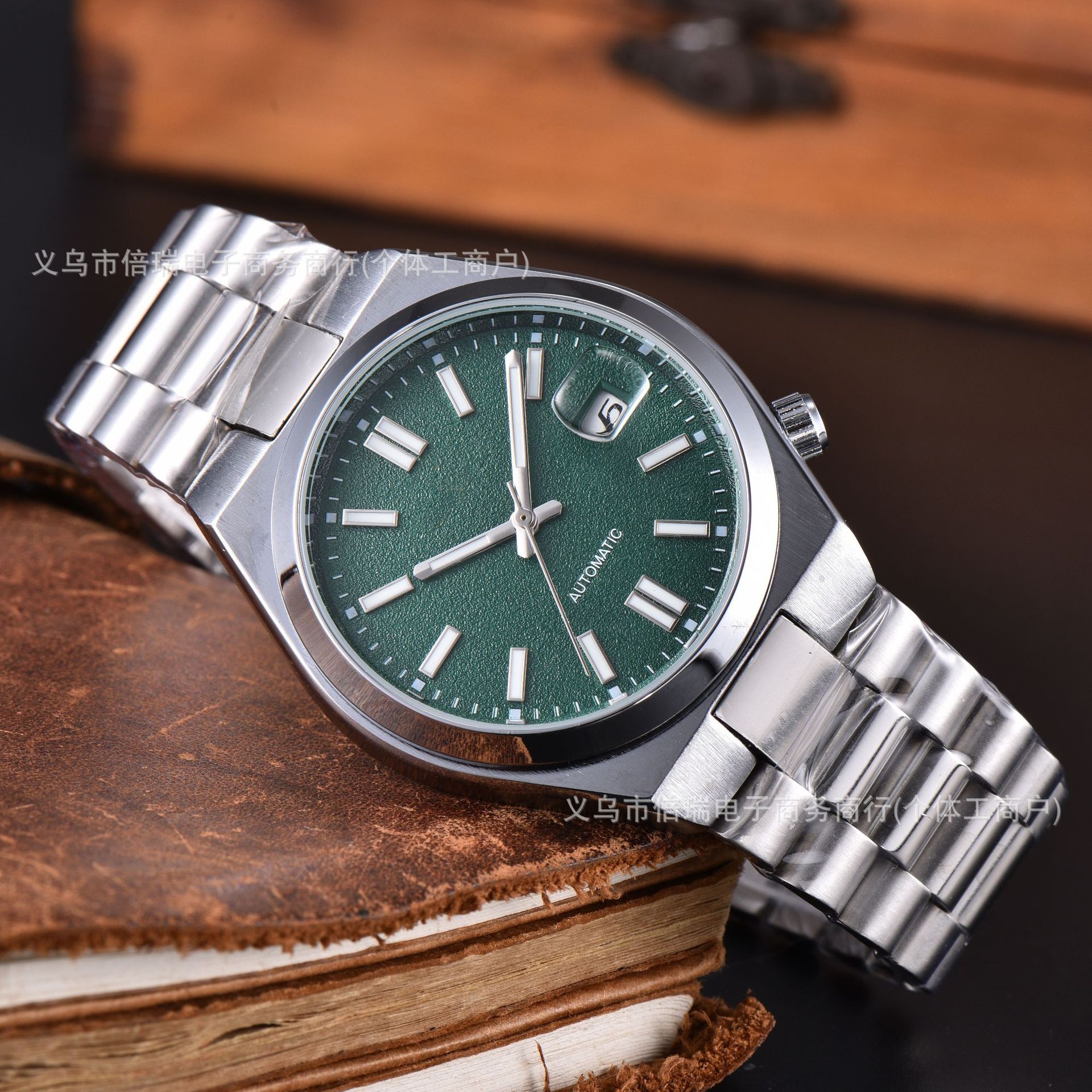 2025 New Western Railway Me Color Series Water Ghost Watch Casual Business Fully Automatic Mechanical Men's Watch Steel Band Calendar Watch