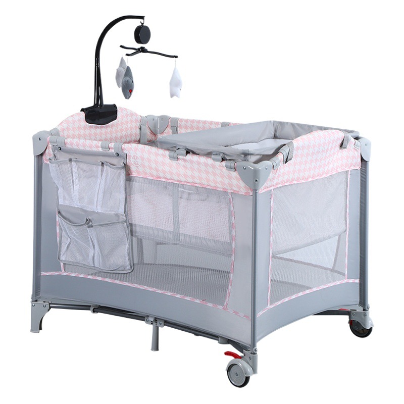 Cáscara de cacao cuna plegable cama de noche multifuncional cama de juego portátil bebé pañal Mesa cama de los niños al por mayor