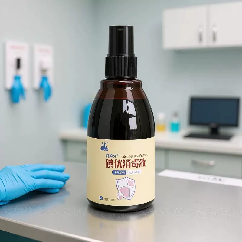 小山120ml碘伏喷雾源头厂家批量生产伤口消毒护理便携消毒液