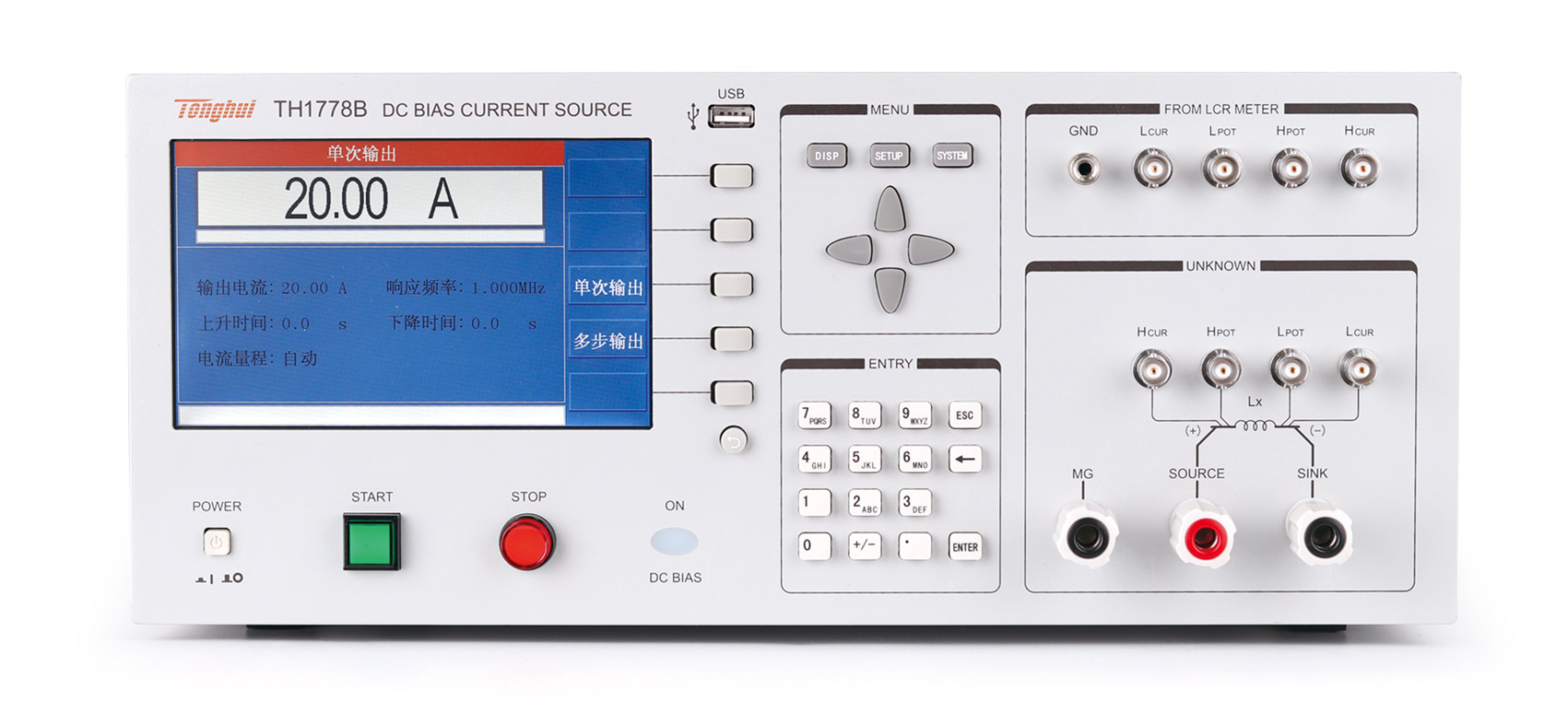 常州电子TH1778A/TH1778B/TH1778AS直流偏置电流源电阻表微安