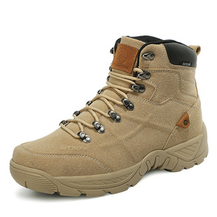 Cross-border plus size hiking shoes outdoor hiking shoes casual shoes men's middle help training field boots mountain shoes wholesale generation